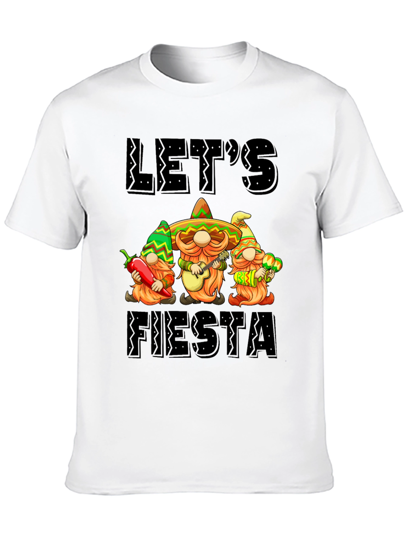 Lets Fiesta Gnome Graphic Tee
