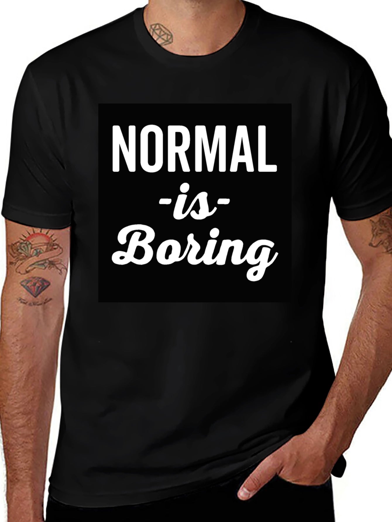 Normal is Boring Graphic Tee
