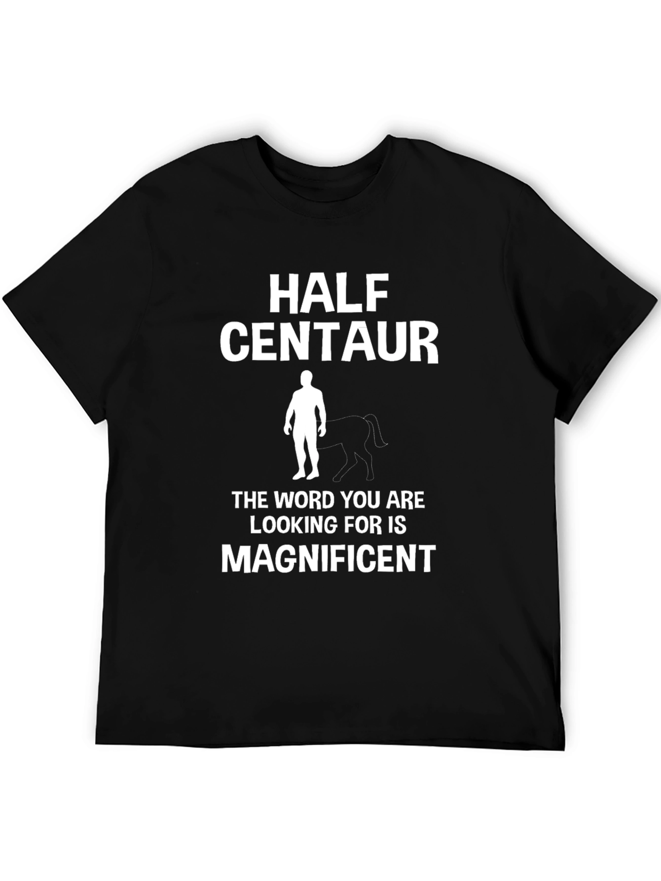 Half Centaur Funny Graphic Novelty T-Shirt