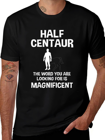 Half Centaur Funny Graphic Novelty T-Shirt