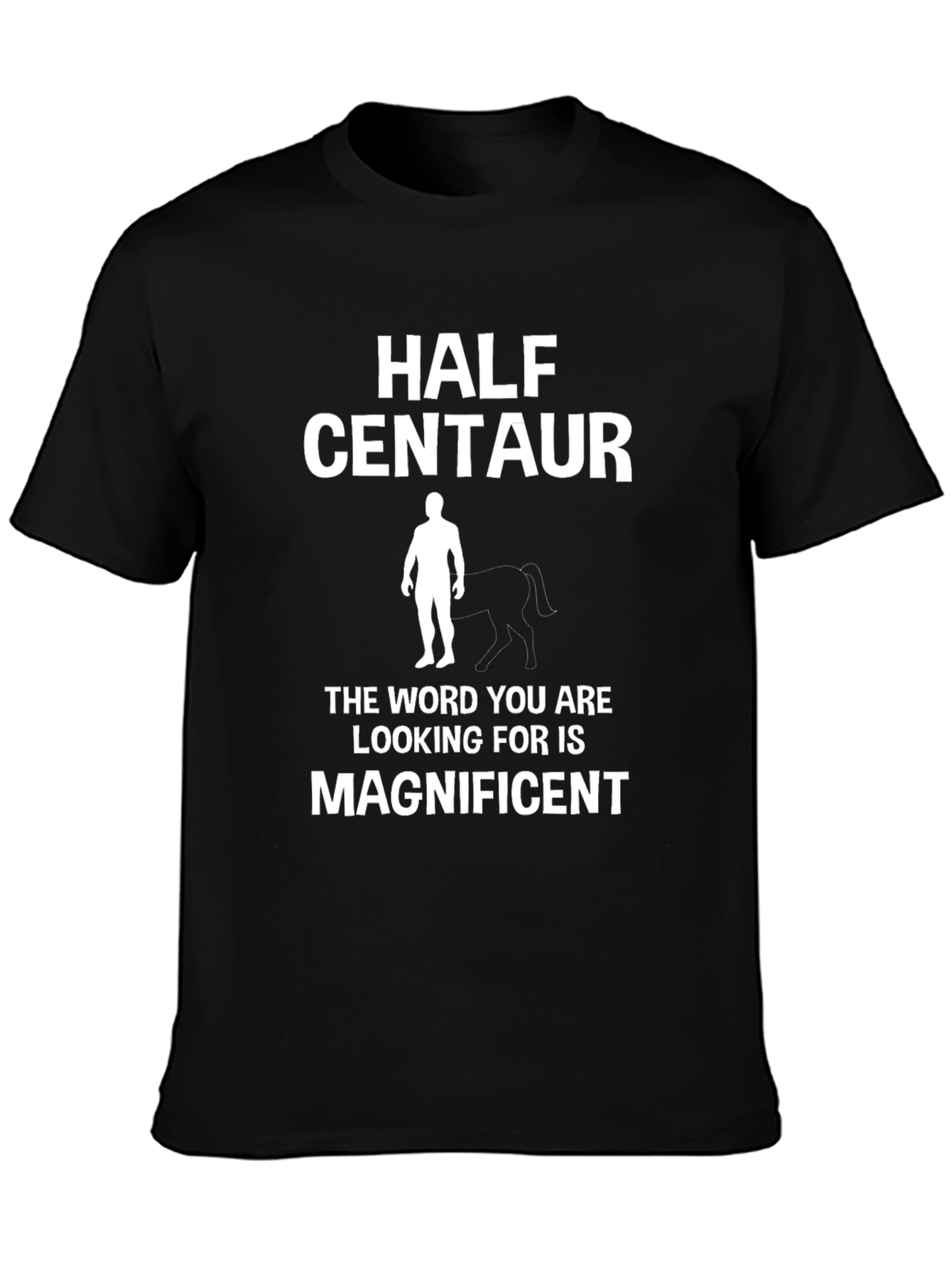 Half Centaur Funny Graphic Novelty T-Shirt