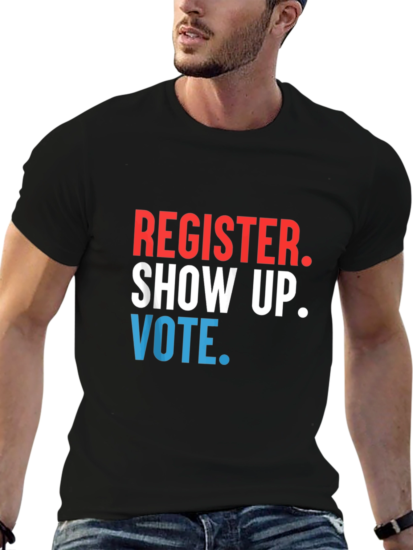 Register Show Up Vote Graphic Tee