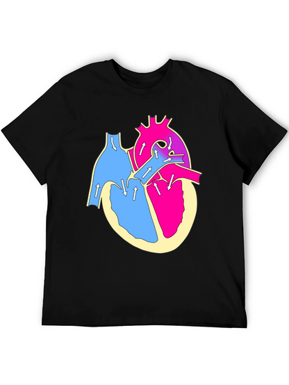 Anatomical Heart T-Shirt - Bold Graphic Tee