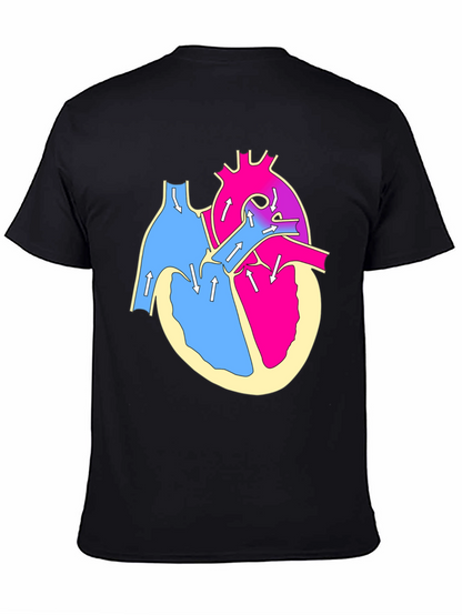 Anatomical Heart T-Shirt - Bold Graphic Tee