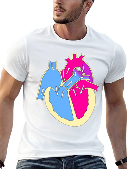 Anatomical Heart T-Shirt - Bold Graphic Tee