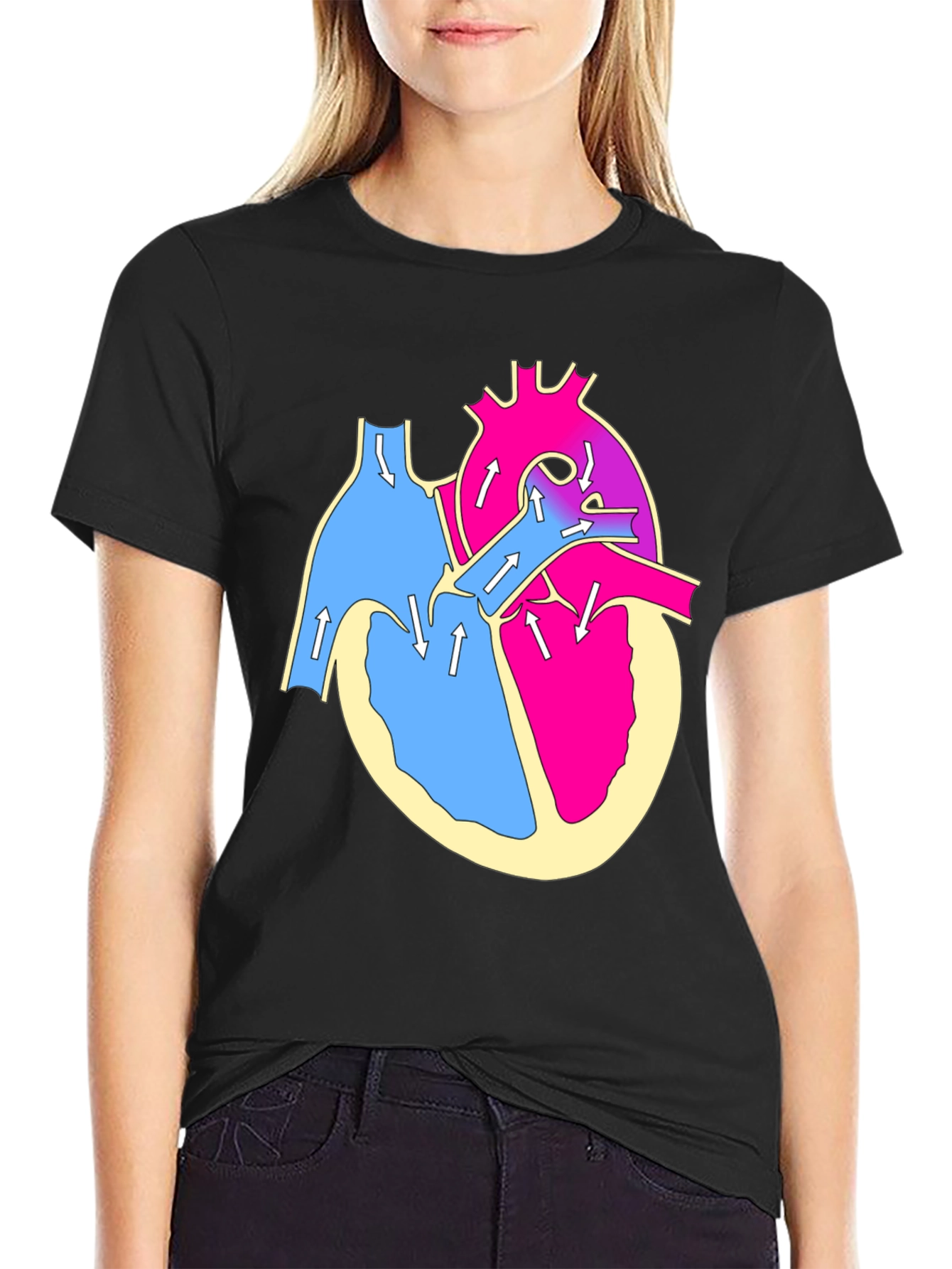 Anatomical Heart T-Shirt - Bold Graphic Tee