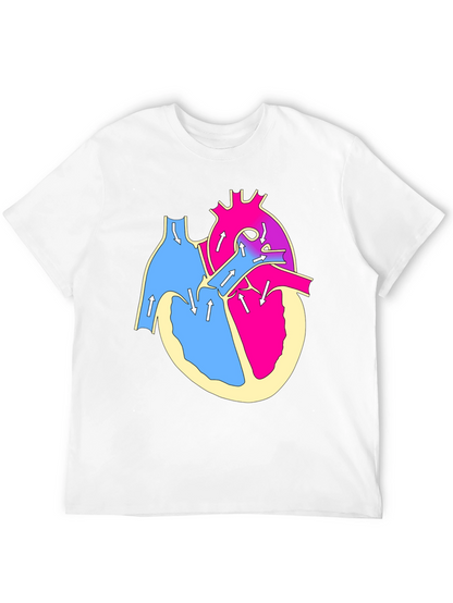 Anatomical Heart T-Shirt - Bold Graphic Tee