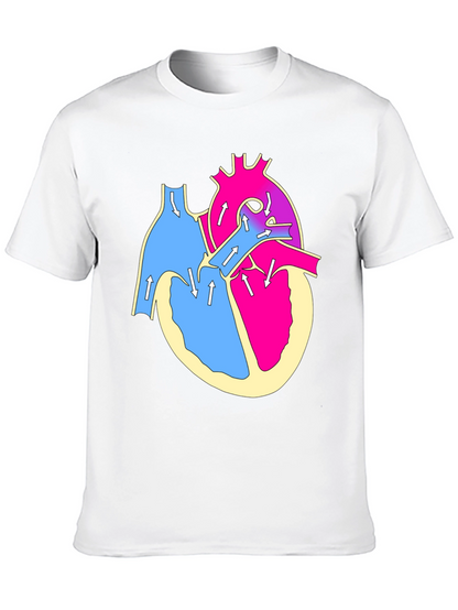 Anatomical Heart T-Shirt - Bold Graphic Tee