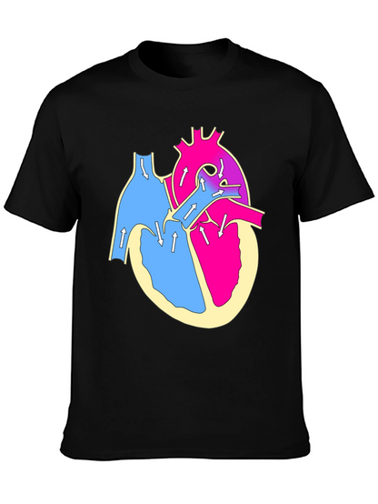 Anatomical Heart T-Shirt - Bold Graphic Tee