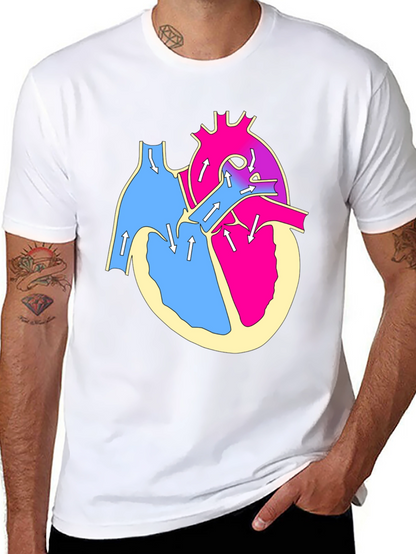 Anatomical Heart T-Shirt - Bold Graphic Tee