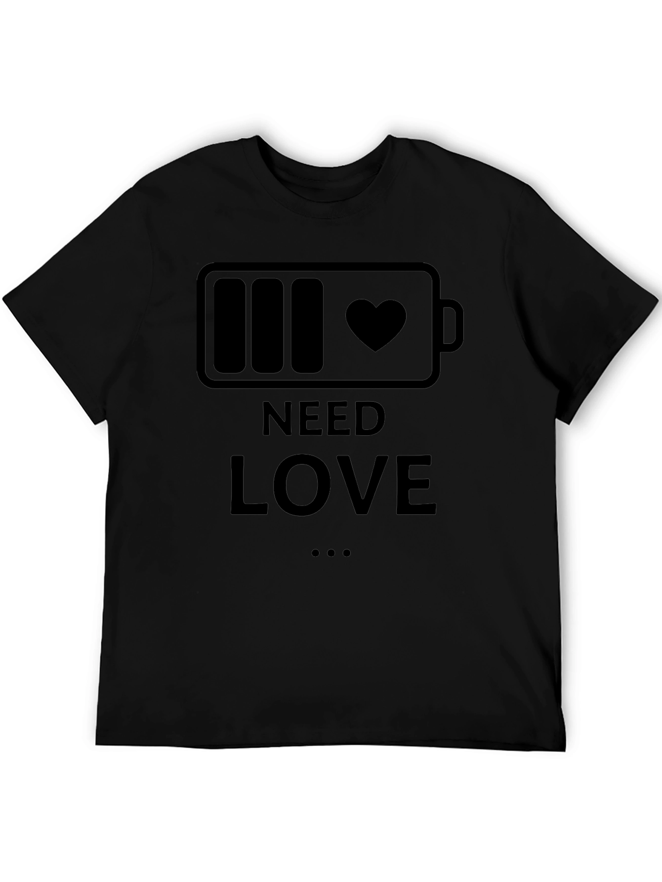 Need Love Battery Heart T-Shirt