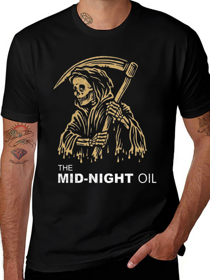 The Mid-Night Oil Reaper Graphic T-Shirt