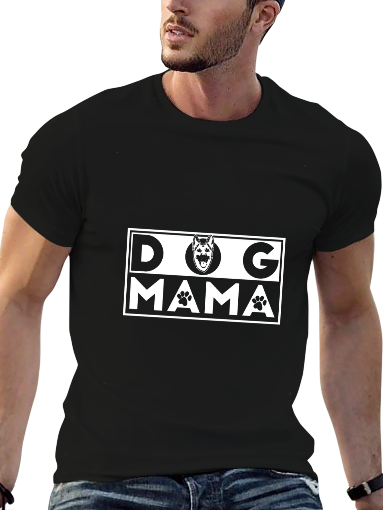 Dog Mama Graphic T-Shirt - Unisex Comfort Fit