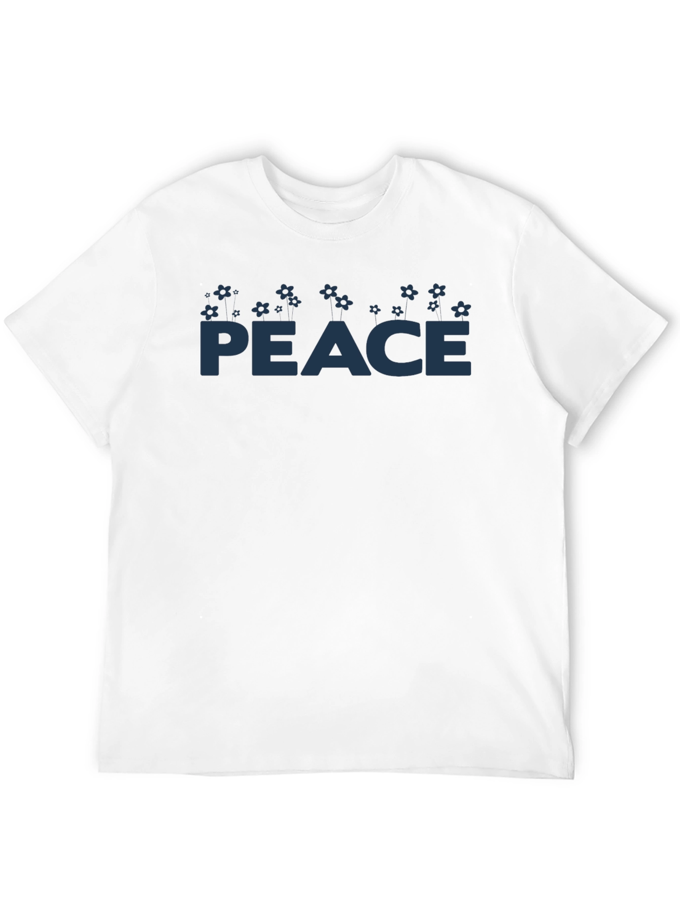 Peace Symbol T-Shirt - Mens Black Graphic Tee