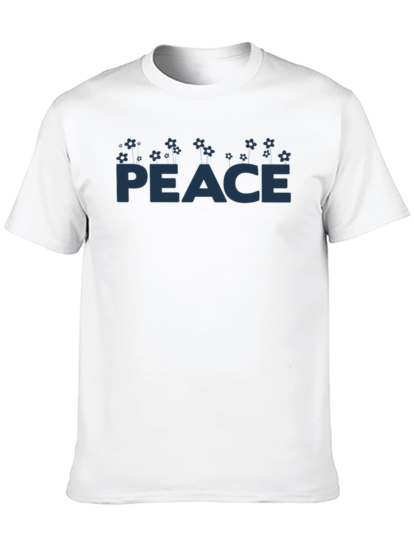 Peace Symbol T-Shirt - Mens Black Graphic Tee