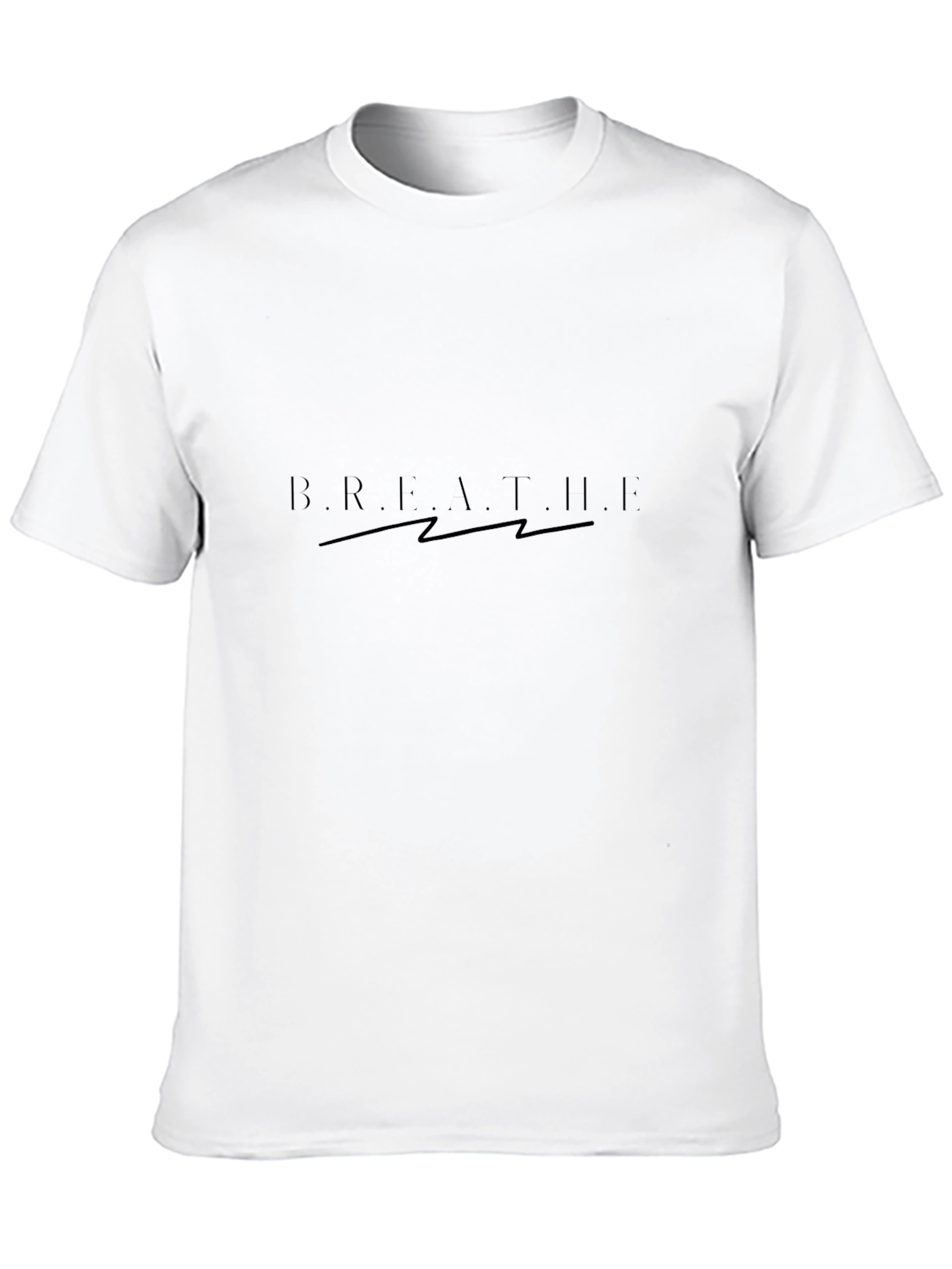 Breathe Graphic Tee - Minimalist Style