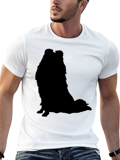Black Dog Silhouette T-Shirt