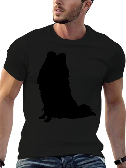 Black Dog Silhouette T-Shirt
