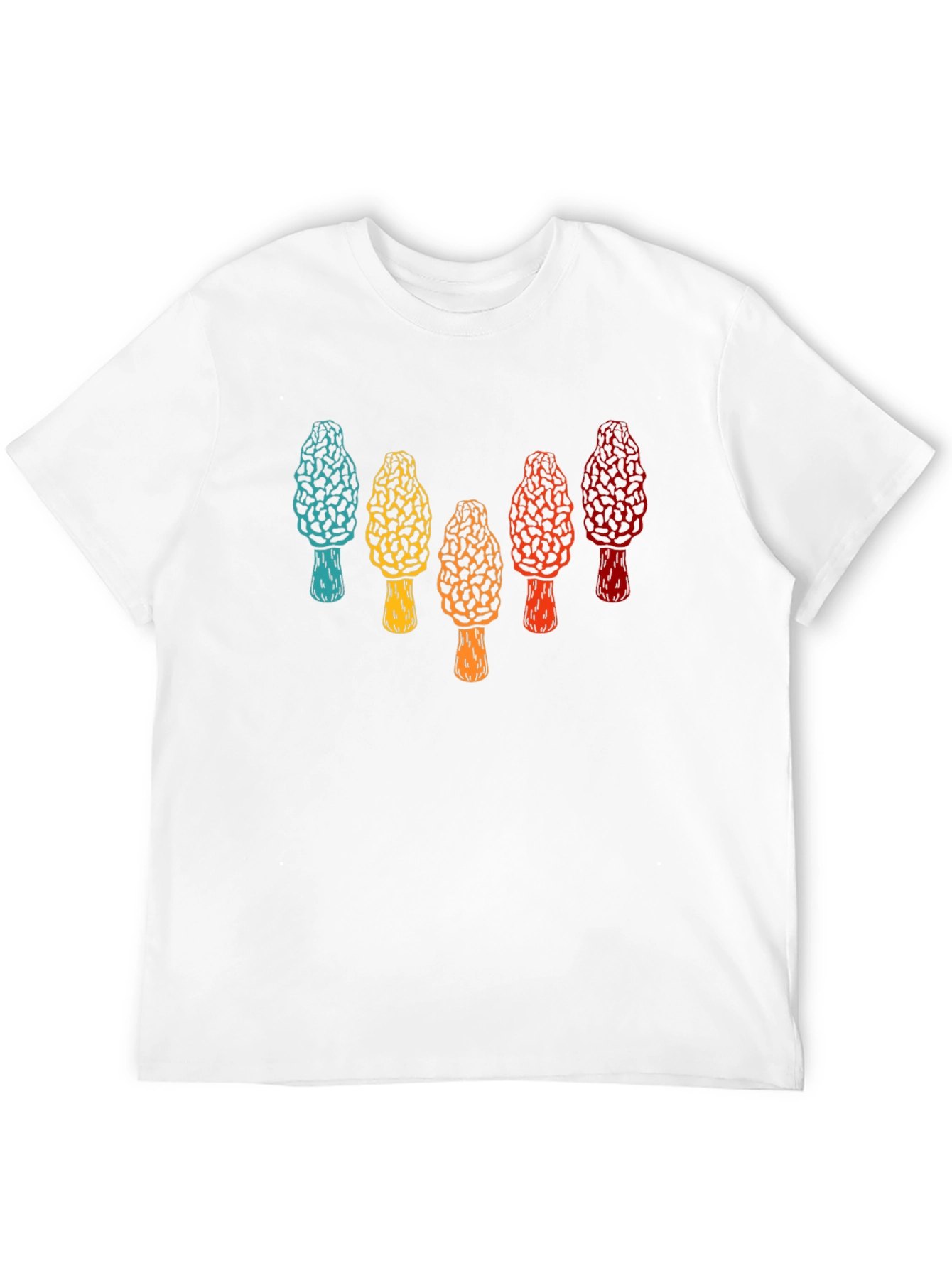 Retro Morel Mushroom Graphic T-Shirt