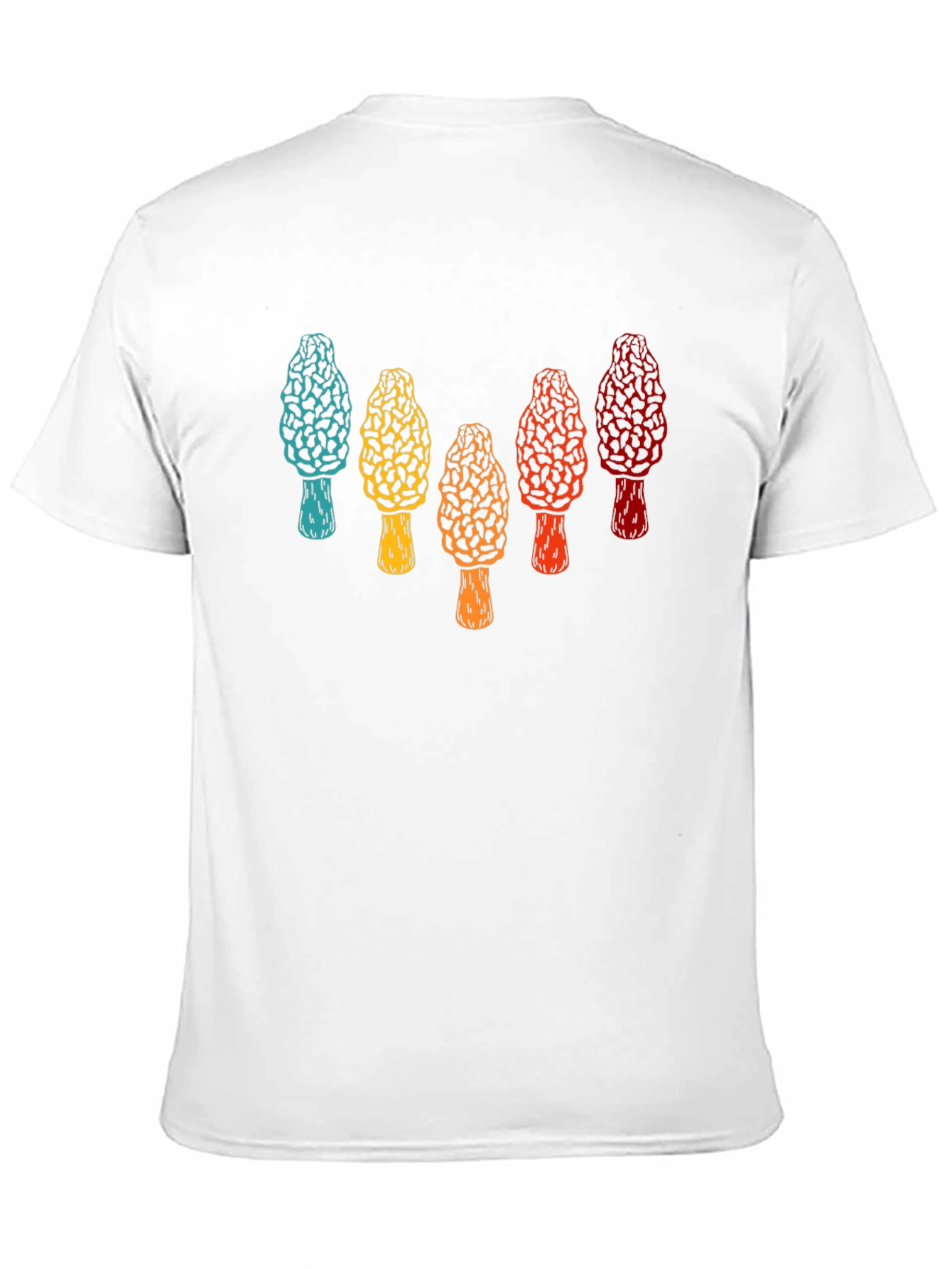 Retro Morel Mushroom Graphic T-Shirt