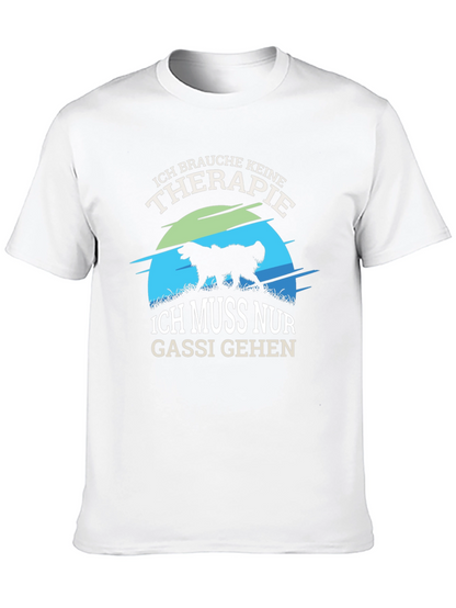 Ich Brauche Keine Therapie T-Shirt Dog Lover Tee