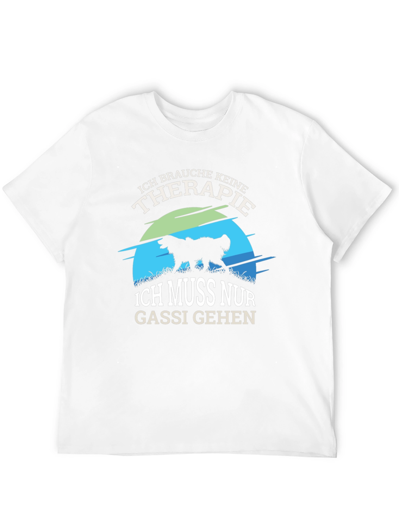 Ich Brauche Keine Therapie T-Shirt Dog Lover Tee