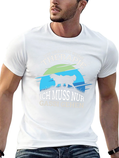 Ich Brauche Keine Therapie T-Shirt Dog Lover Tee