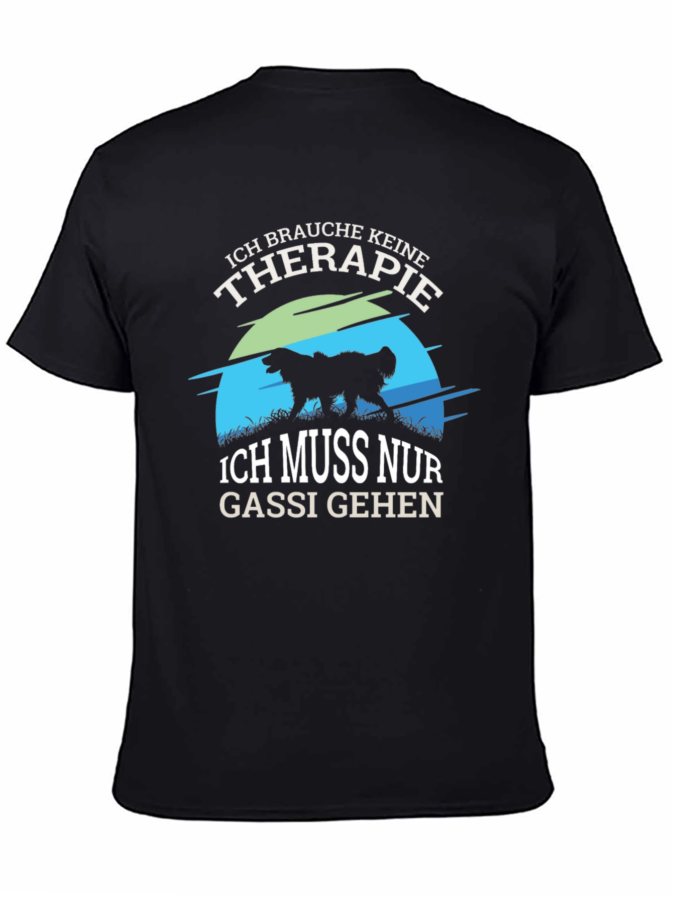 Ich Brauche Keine Therapie T-Shirt Dog Lover Tee