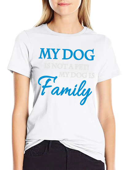 My Dog is Family Graphic Tee - Black