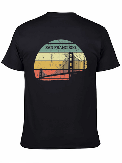 Retro San Francisco Bridge T-Shirt