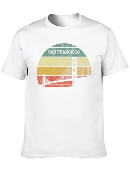 Retro San Francisco Bridge T-Shirt