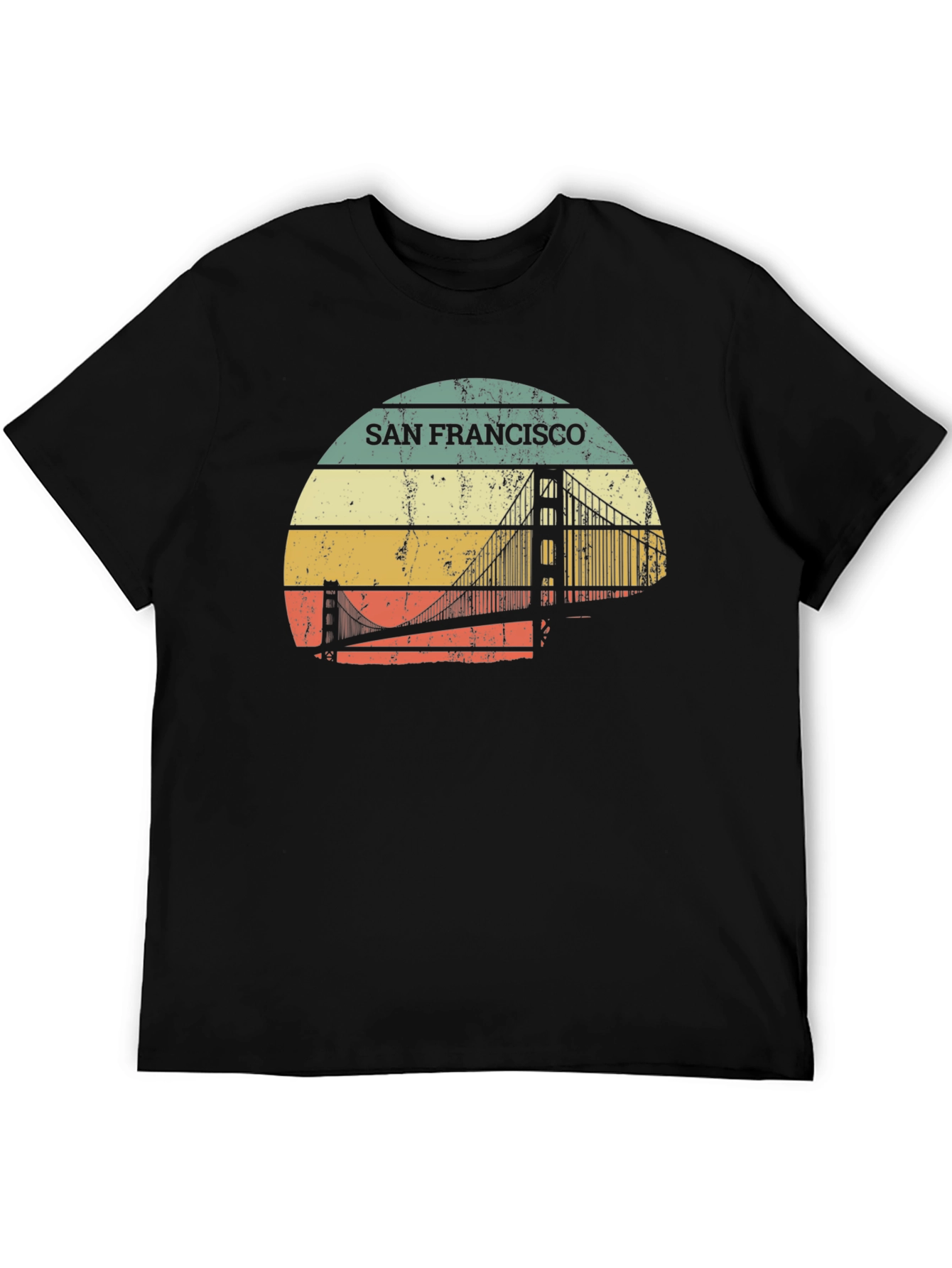 Retro San Francisco Bridge T-Shirt