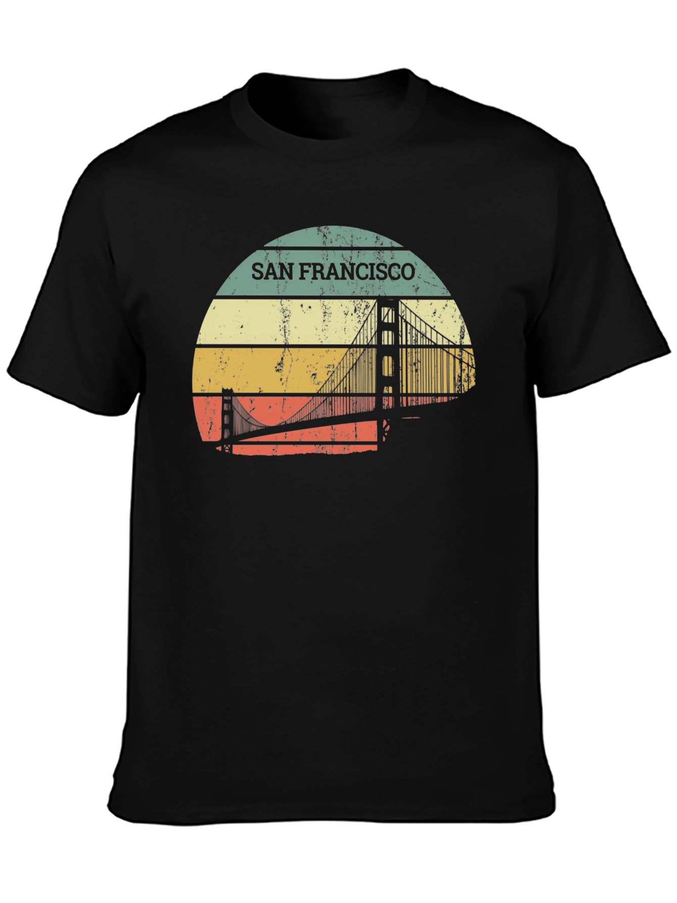 Retro San Francisco Bridge T-Shirt