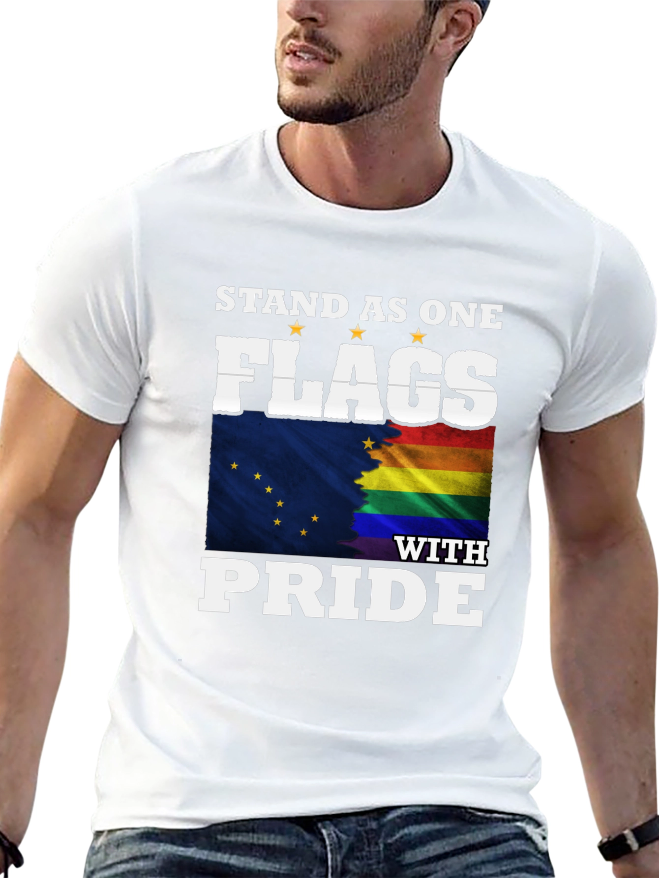 Stand As One Flags With Pride T-Shirt