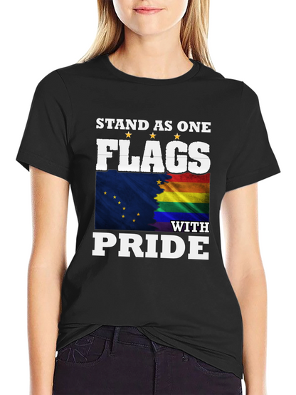 Stand As One Flags With Pride T-Shirt