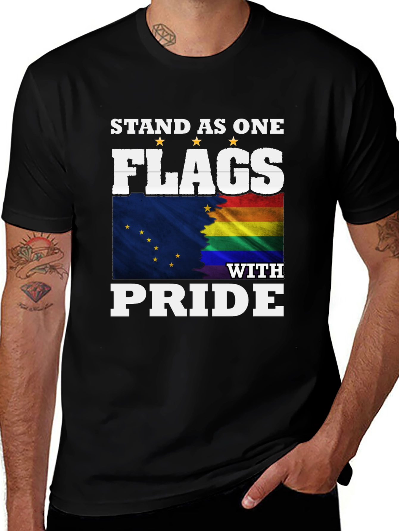 Stand As One Flags With Pride T-Shirt