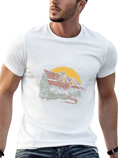 Haunted House Graphic Tee