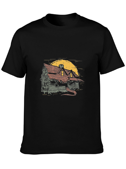 Haunted House Graphic Tee