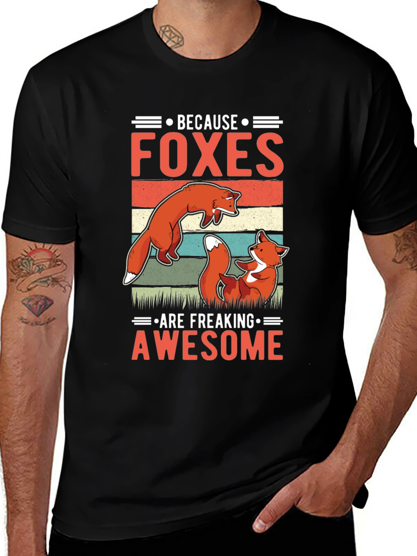 Foxes Are Freaking Awesome T-Shirt - Fun Animal Tee