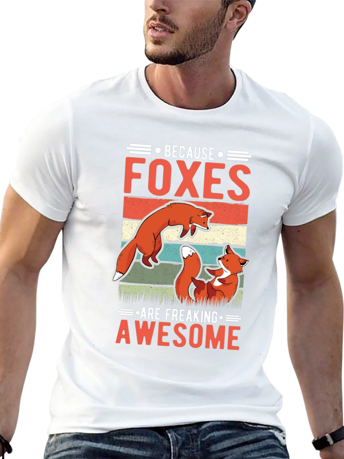 Foxes Are Freaking Awesome T-Shirt - Fun Animal Tee