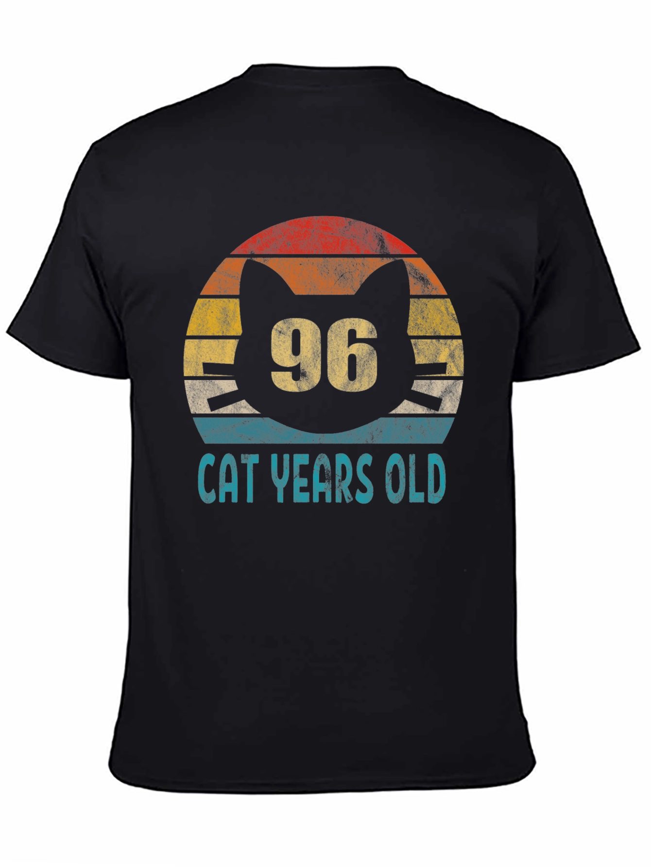 96 Cat Years Old Graphic Tee