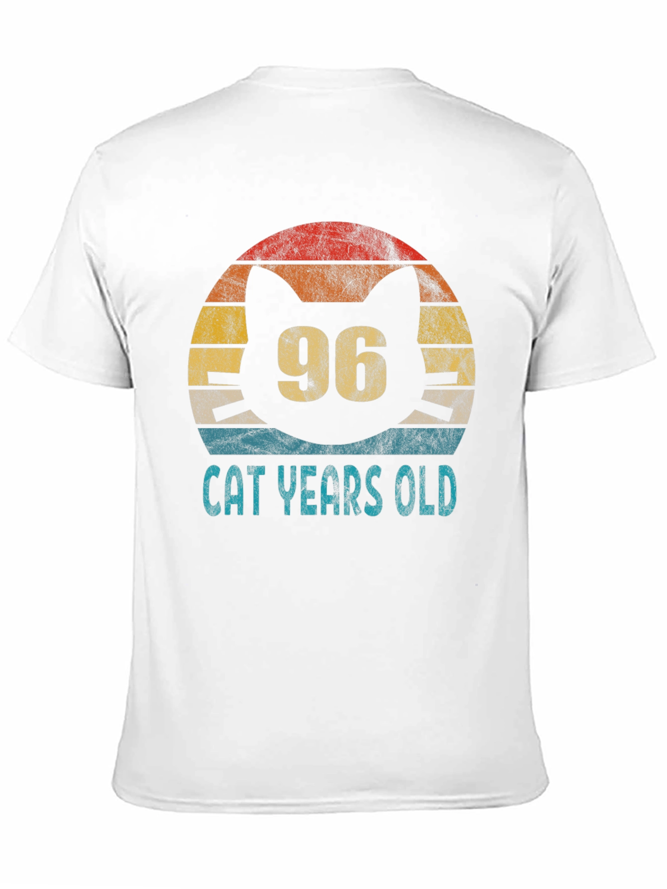 96 Cat Years Old Graphic Tee