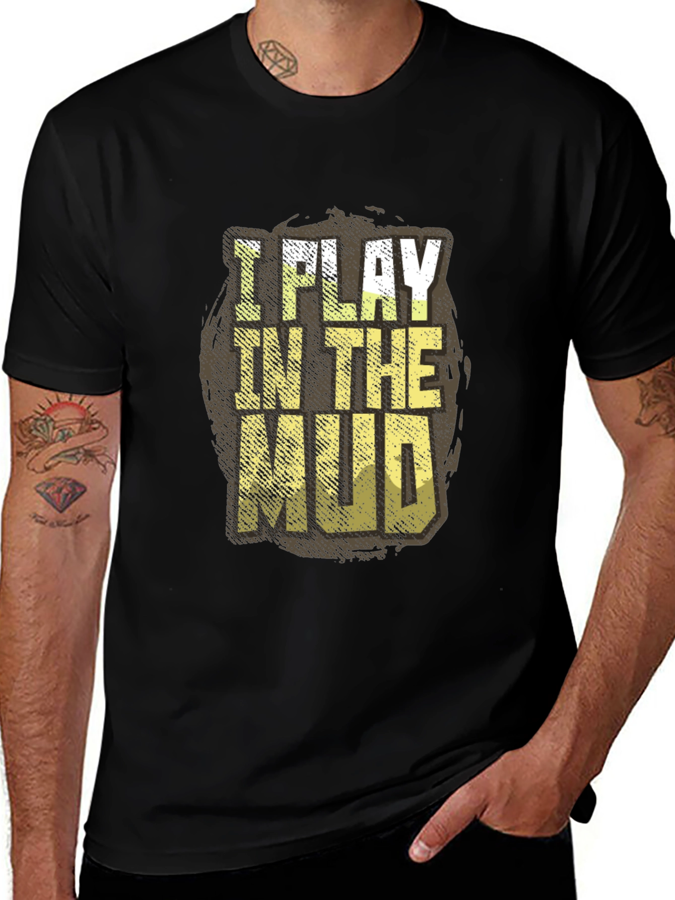 I Play In The Mud Graphic Tee
