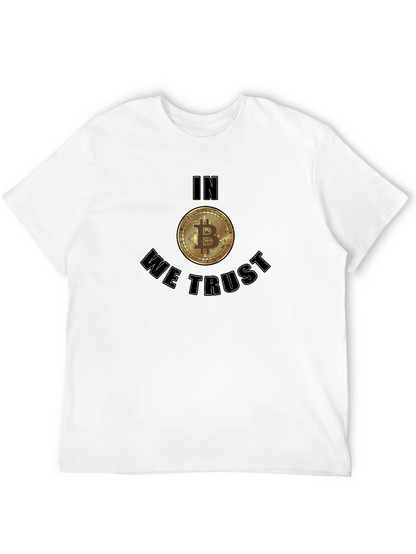 Bitcoin In We Trust Black T-Shirt Crypto