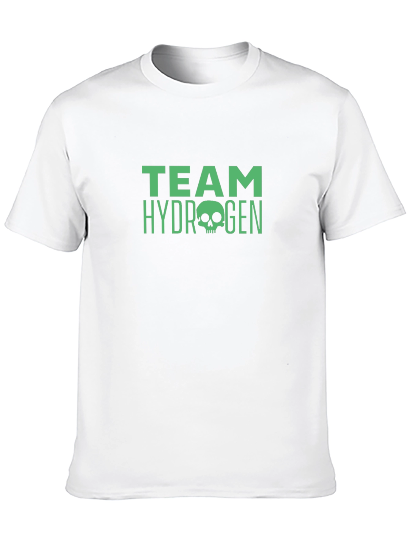 Team Hydrogen Skull Graphic Black T-Shirt