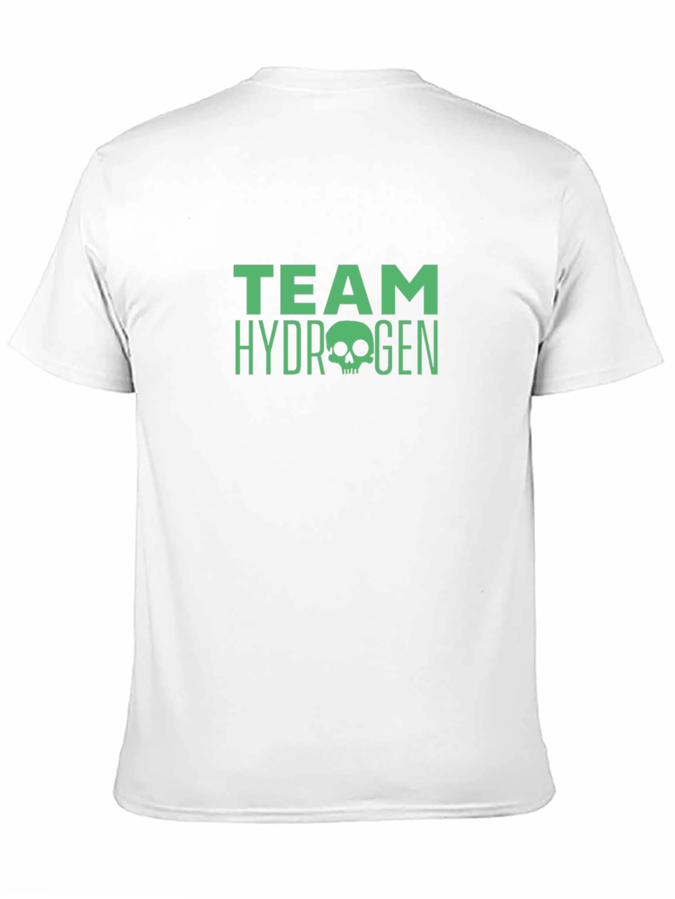 Team Hydrogen Skull Graphic Black T-Shirt