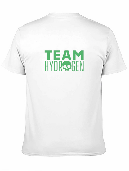 Team Hydrogen Skull Graphic Black T-Shirt