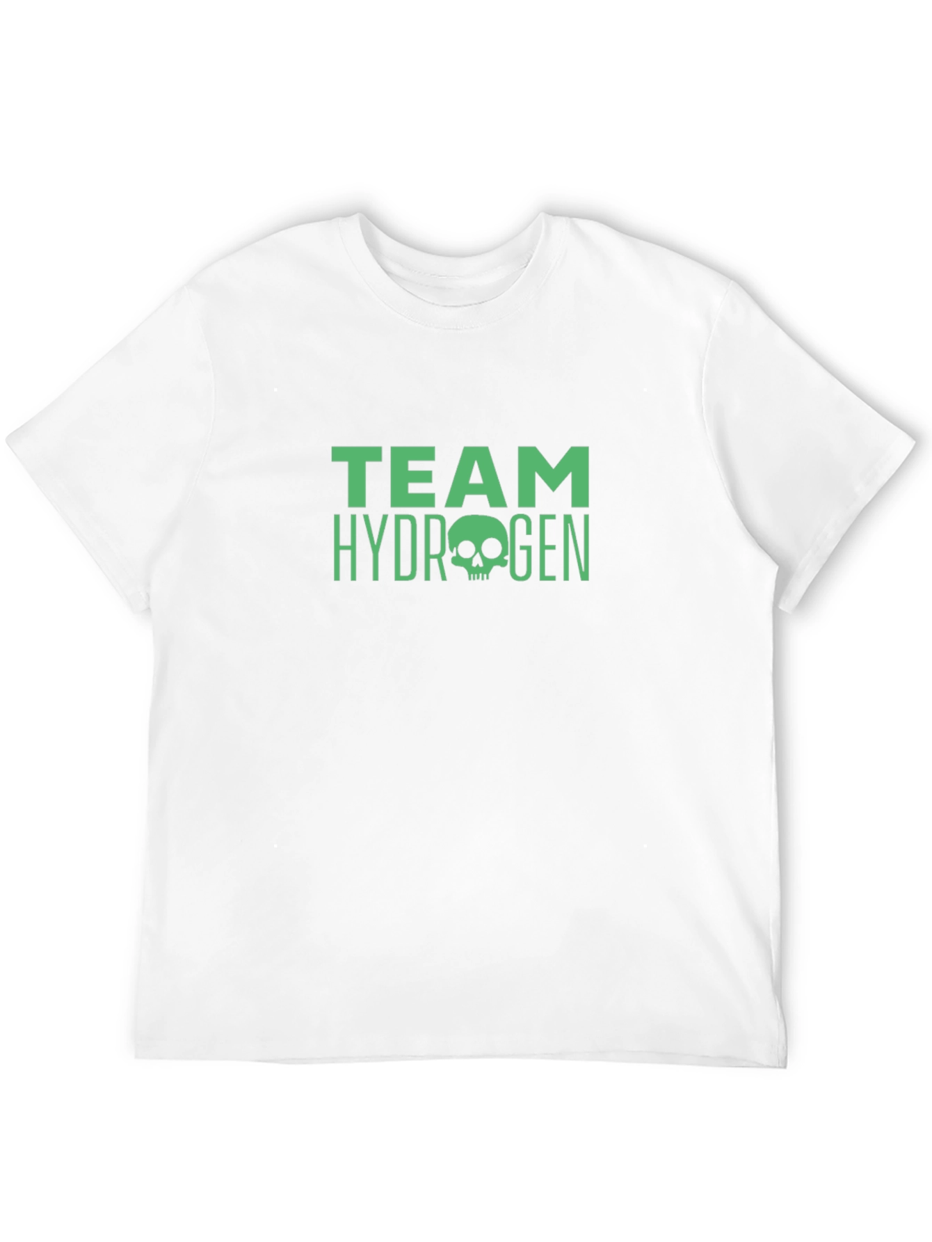 Team Hydrogen Skull Graphic Black T-Shirt