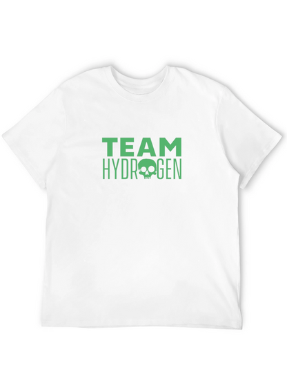 Team Hydrogen Skull Graphic Black T-Shirt