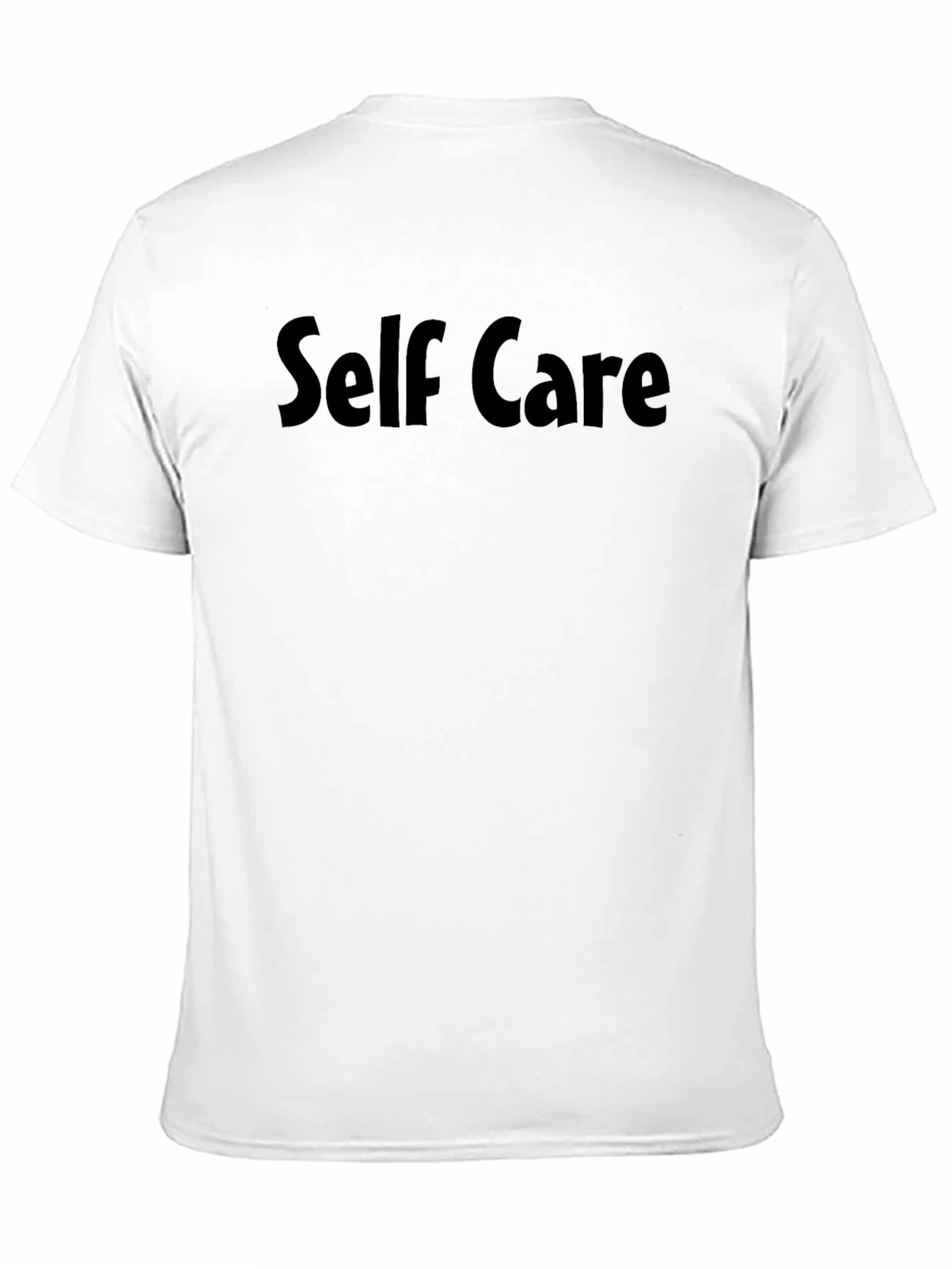 Self Care Graphic Print Crew Neck T-Shirt